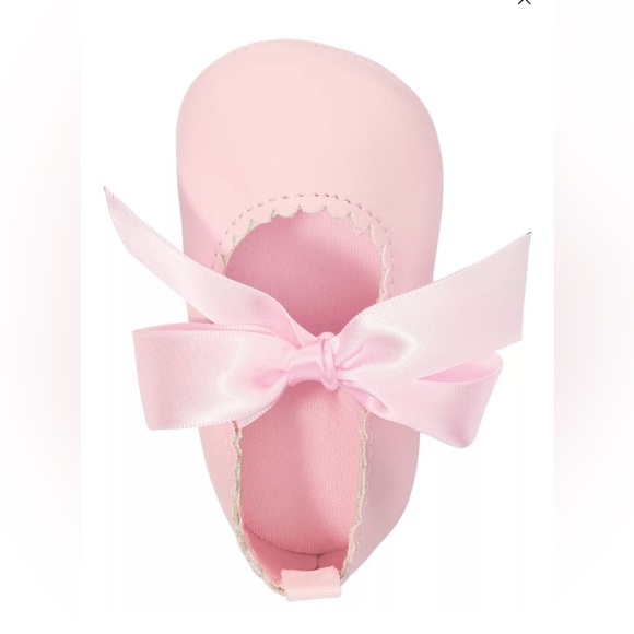 Baby Girls Soft Sole Ballet Flats, Created for Macy's Sz 3 Like New - Picture 2 of 8